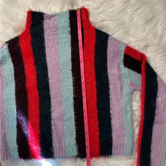 Blank NYC The Mad Hatter Striped Mock Neck Sweater - Picture 5 of 8